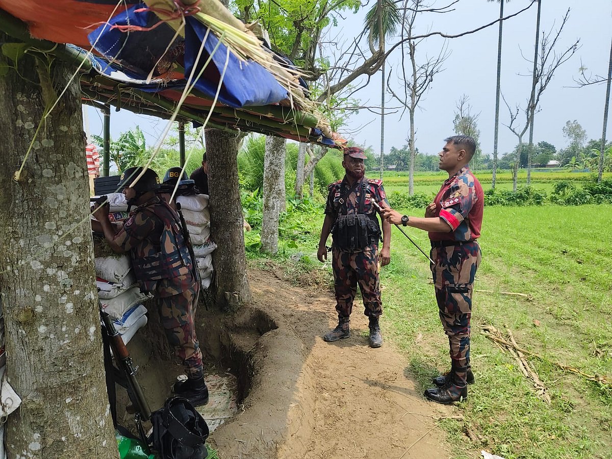 ‎পাঁচবিবি সীমান্তে পুশ ইন ঠেকাতে বিজিবির কড়া নজরদারি, সতর্ক গ্রামবাসীও