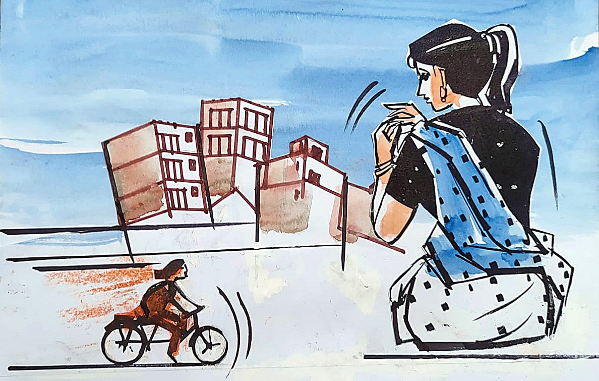 হলুদ বিল্ডিং আর লাল ছেলেবেলা