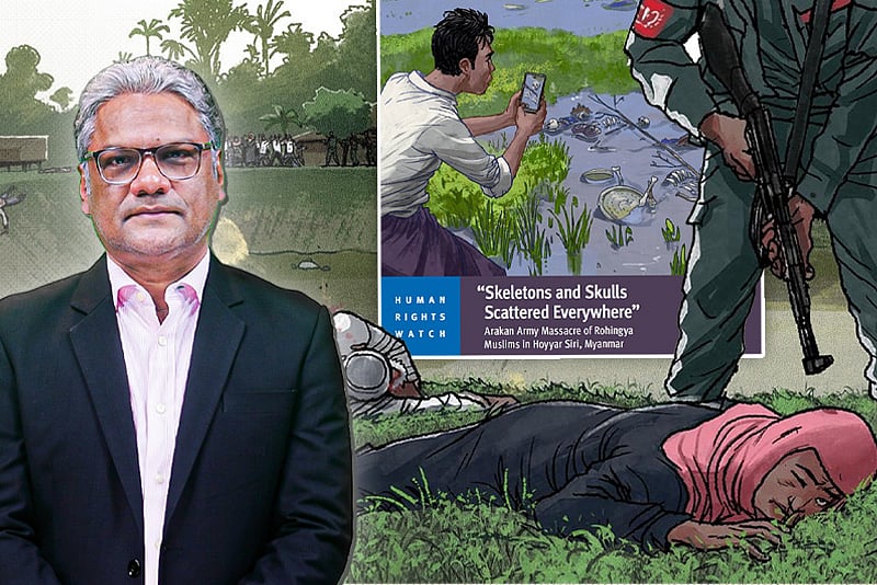 চারদিকে ছিল কঙ্কাল আর মাথার খুলি: রাখাইনের ভয়াবহ সাক্ষ্য