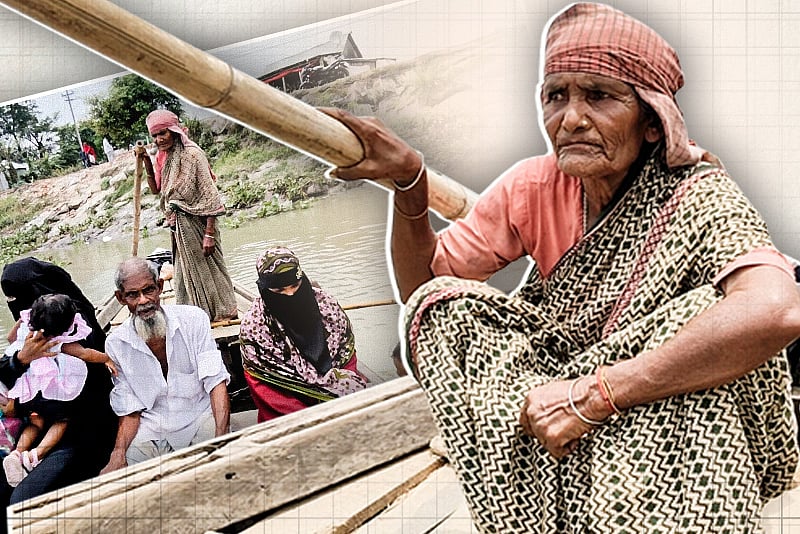 ২৫ বছর ধরে নৌকায় মানুষ পারাপার করছেন তাসলিমা