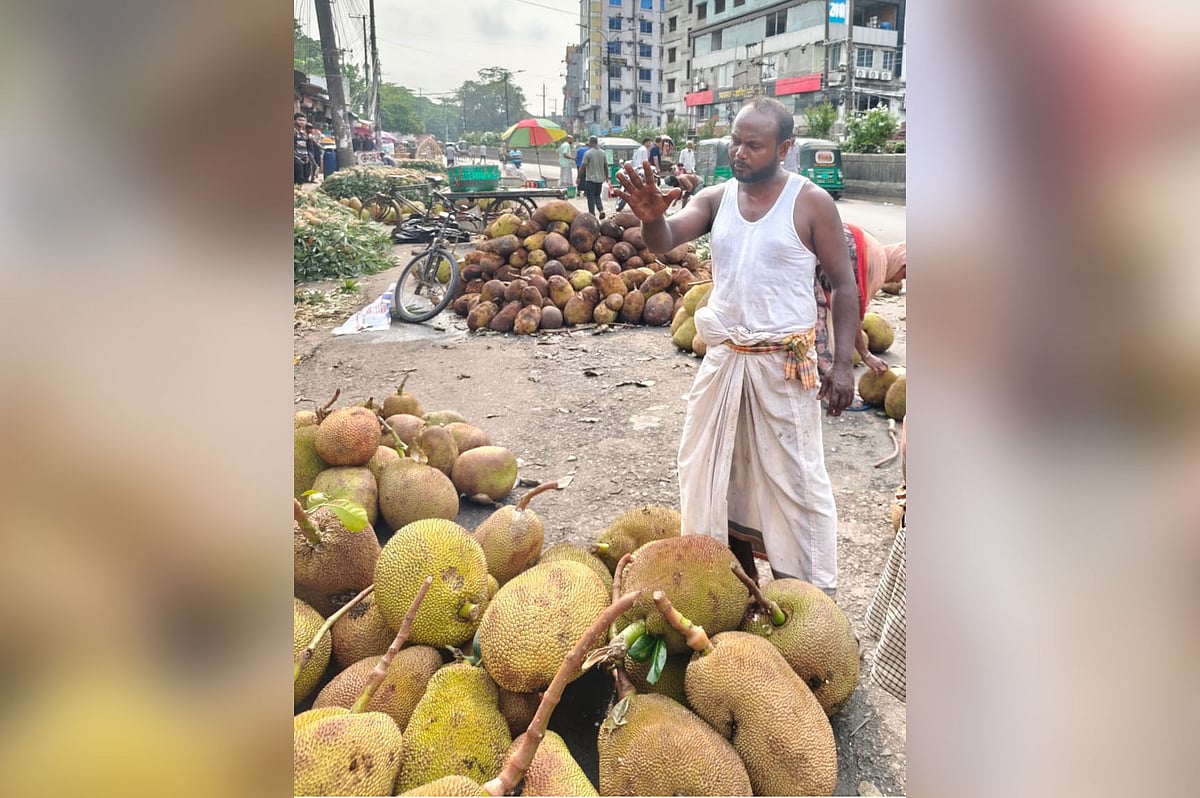 পাঁচ টাকায় কাঁঠাল বিক্রির ঘোষণা, বাস্তবে যা দেখা গেল