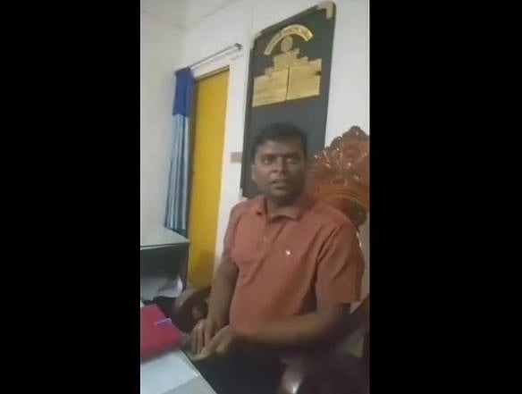 টেবিলের নিচে টাকা গুনে মানিব্যাগে রাখার ভিডিও ভাইরাল, থানা থ