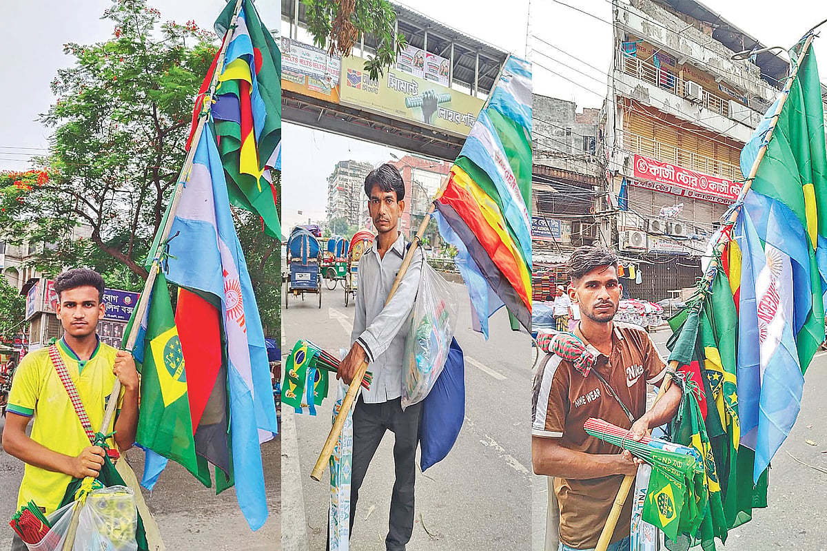 ‘আর্জেন্টিনা–ব্রাজিল যত দিন, পতাকার ব্যবসা তত দিন’