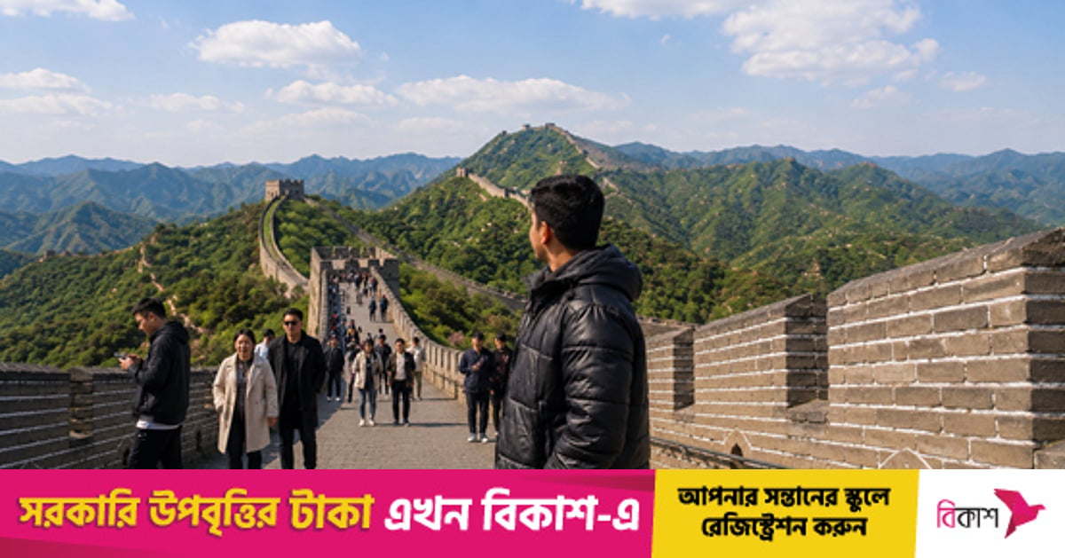 চীনের পথে এক বাংলাদেশি: সৌন্দর্য, সভ্যতা ও অভিজ্ঞতার গল্প চীনের পথে এক বাংলাদেশি: সৌন্দর্য, সভ্যতা ও অভিজ্ঞতার গল্প