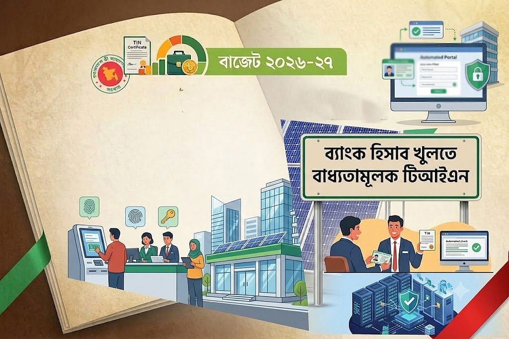 ব্যাংক হিসাব খুলতে টিআইএন  বাধ্যতামূলক