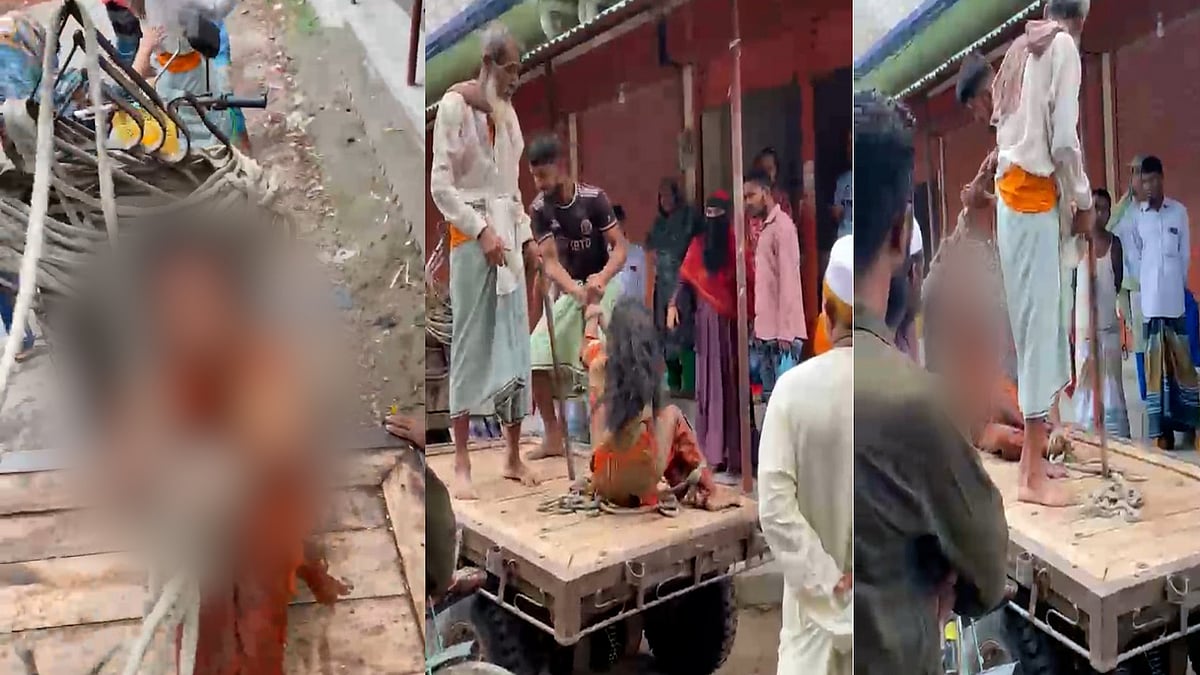 নির্যাতন করে টমটমে বেঁধে নিয়ে যাওয়া হচ্ছিল গৃহবধূকে, অভিযানে আটক শ্বশুর ও স্বামী