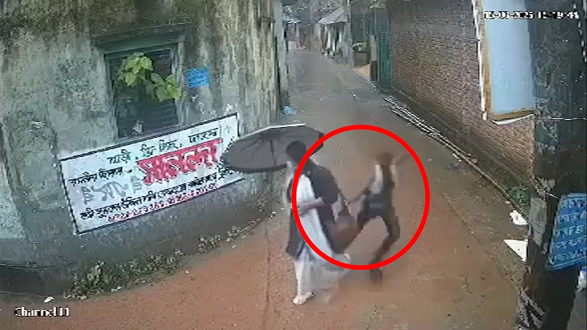 চোখের পলকে তরুণীর ব্যাগ ছিনতাই