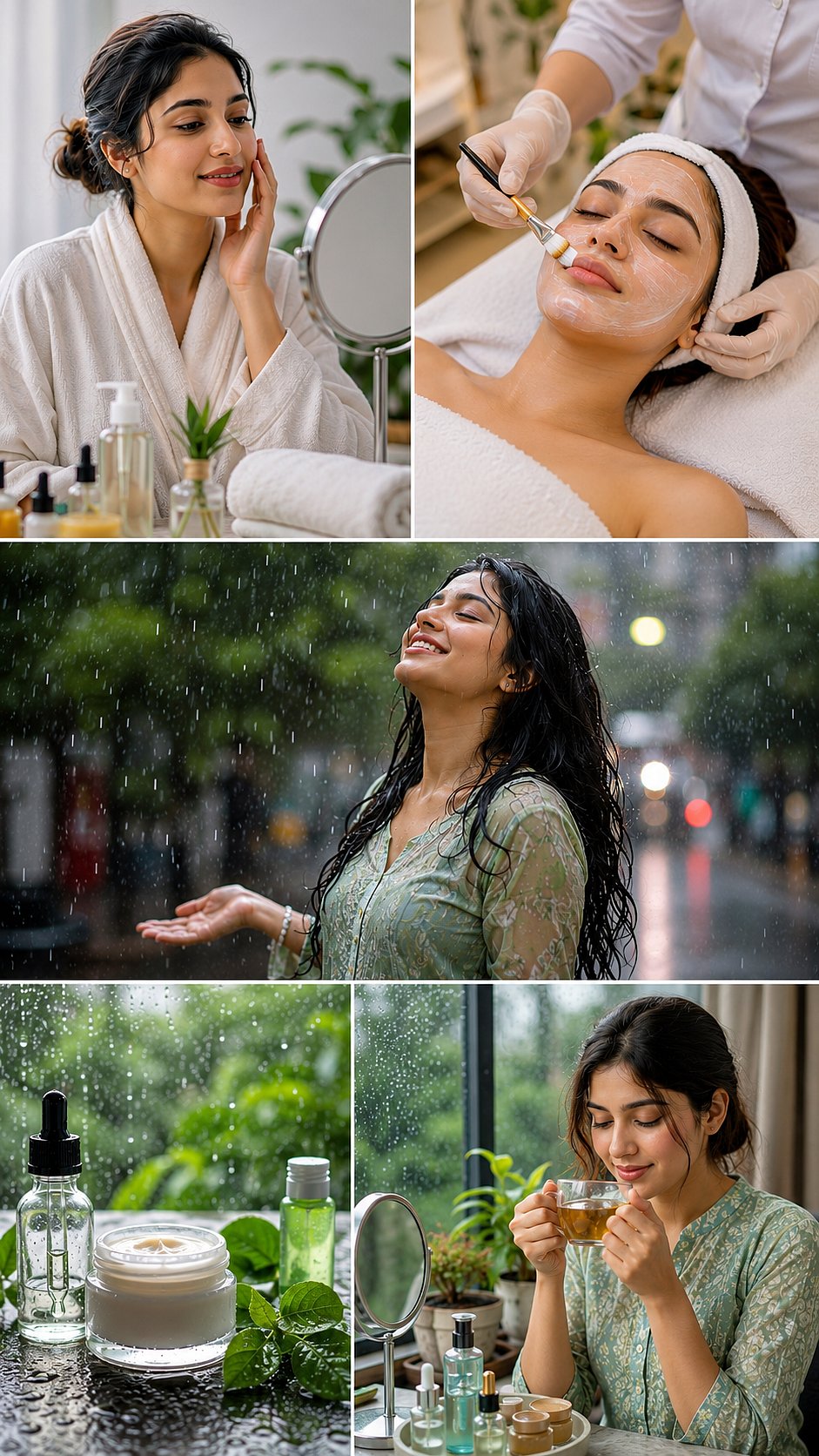 বর্ষায় ত্বকের প্রস্তুতি: কোন ফেসিয়াল রাখবে ত্বককে সতেজ, উজ্জ্বল ও ব্রণমুক্ত