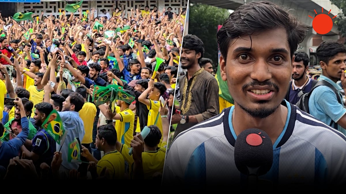 হাইতিকে উড়িয়ে ব্রাজিলের প্রথম জয়, টিএসসিতে উল্লাসে মাতলেন সেলেসাও সমর্থকেরা