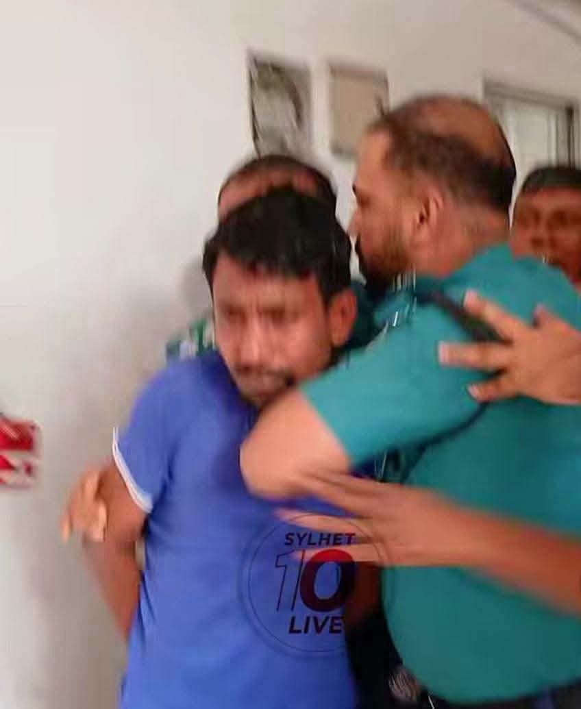 শিশু ধর্ষণচেষ্টা ও হত্যা মামলার আসামিকে সিলেটে আদালত প্রাঙ্গণে মারধর