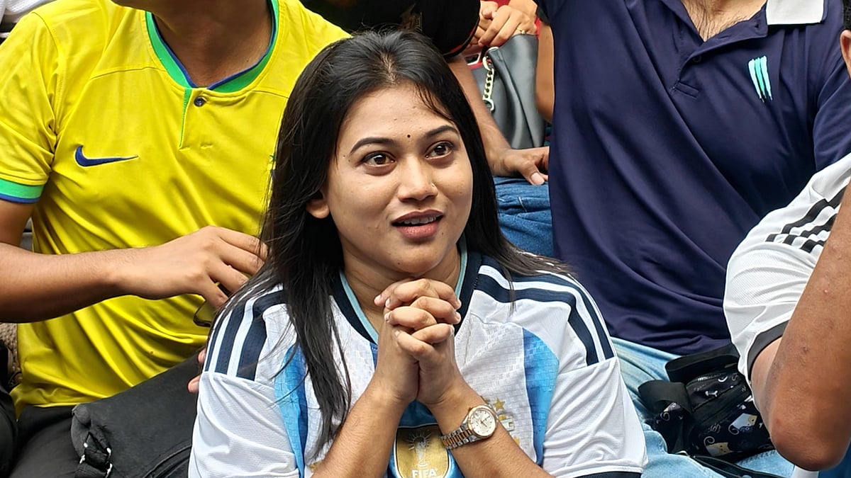 জর্ডানের জালে আর্জেন্টিনার গোল, ঢাকা বিশ্ববিদ্যালয়ে ভক্তদের উল্লাস
