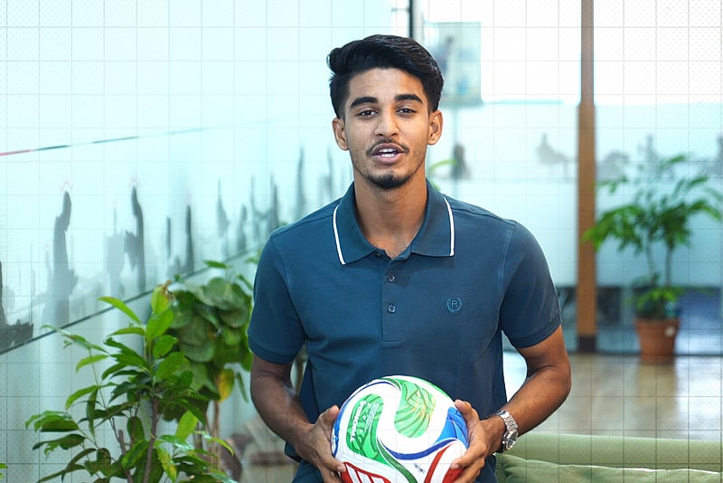 বাংলাদেশ ফুটবল দলের মিডফিল্ডার মোরছালিনের চ্যালেঞ্জ—ফুটবল নিয়ে আপনার জ্ঞান কতটা | ক্রিডেন্স ফুটবল জিনিয়াস