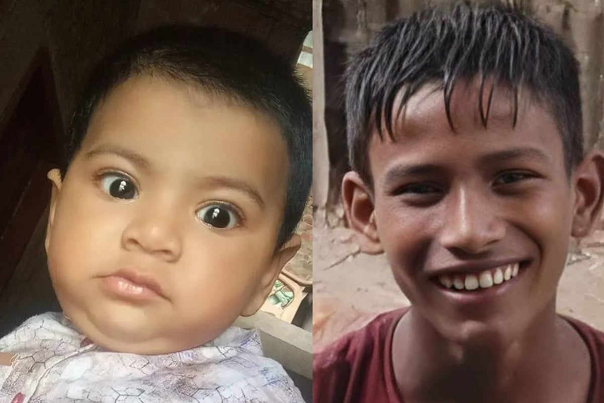 কক্সবাজারে বানের পানির স্রোতে ভেসে গেছে দুই শিশু