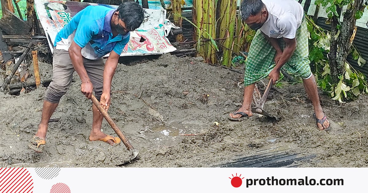 দাম্পত্য কলহের জেরে হত্যার ঘটনা ফাঁস, উঠান খুঁড়ে মরদেহ উদ্ধার দাম্পত্য কলহের জেরে হত্যার ঘটনা ফাঁস, উঠান খুঁড়ে মরদেহ উদ্ধার