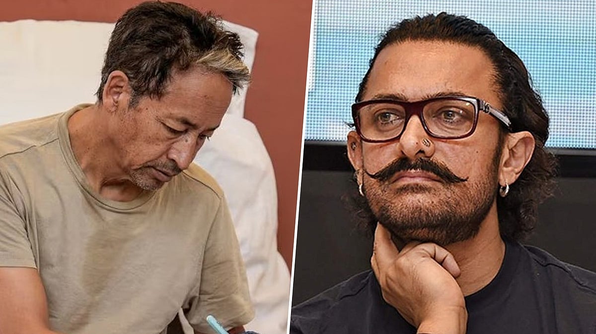 ‘থ্রি ইডিয়টস’ কি সোনম ওয়াংচুকের গল্প? লন্ডনে যা বললেন আমির খান