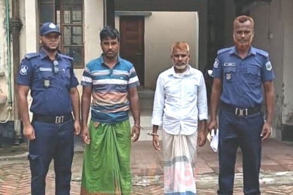 সিরাজগঞ্জে ফুটবল খেলা নিয়ে দ্বন্দ্বে ছুরি মেরে যুবককে হত্যার ঘটনায় দুজন গ্রেপ্তার