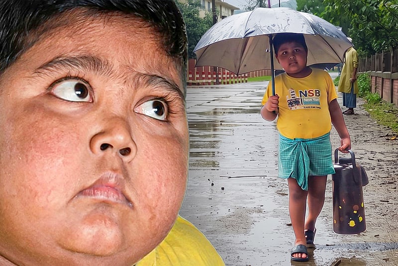 অসুখকে সঙ্গী করে বাবার পাশে ৮ বছরের ফাহিম