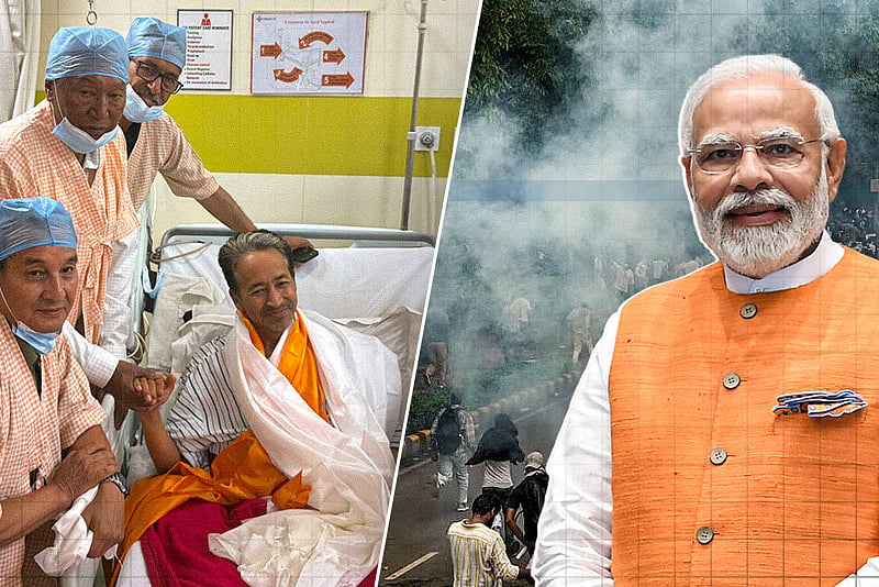 ওয়াংচুক অনশন ভাঙলেও আন্দোলন চলবে, ঘোষণা ককরোচ জনতা পার্টির