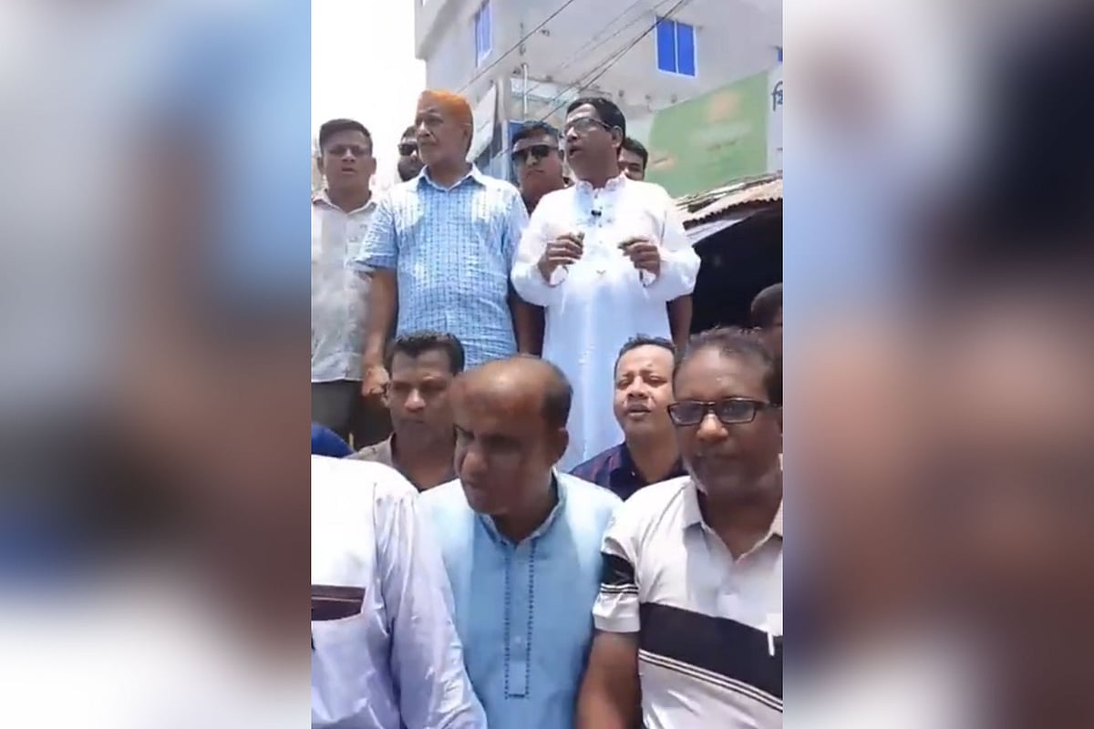 হামলার বিচার না হলে আইন নিজের হাতে তুলে নেওয়ার ঘোষণা বিএনপি নেতার