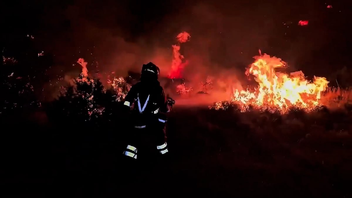 দাবানলে স্পেনে জরুরি অবস্থা জারি, লড়ছেন ফায়ার সার্ভিসের কর্মীরা