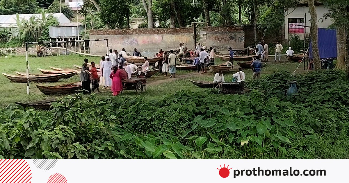 ৩ থেকে ১৫ হাজার টাকায় নৌকা কেনা যায় এ হাটে ৩ থেকে ১৫ হাজার টাকায় নৌকা কেনা যায় এ হাটে