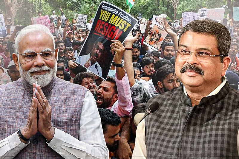 ৩৬ দিনেই আন্দোলন সফল, কেন শিক্ষামন্ত্রীকে সরালেন নরেন্দ্র মোদি?