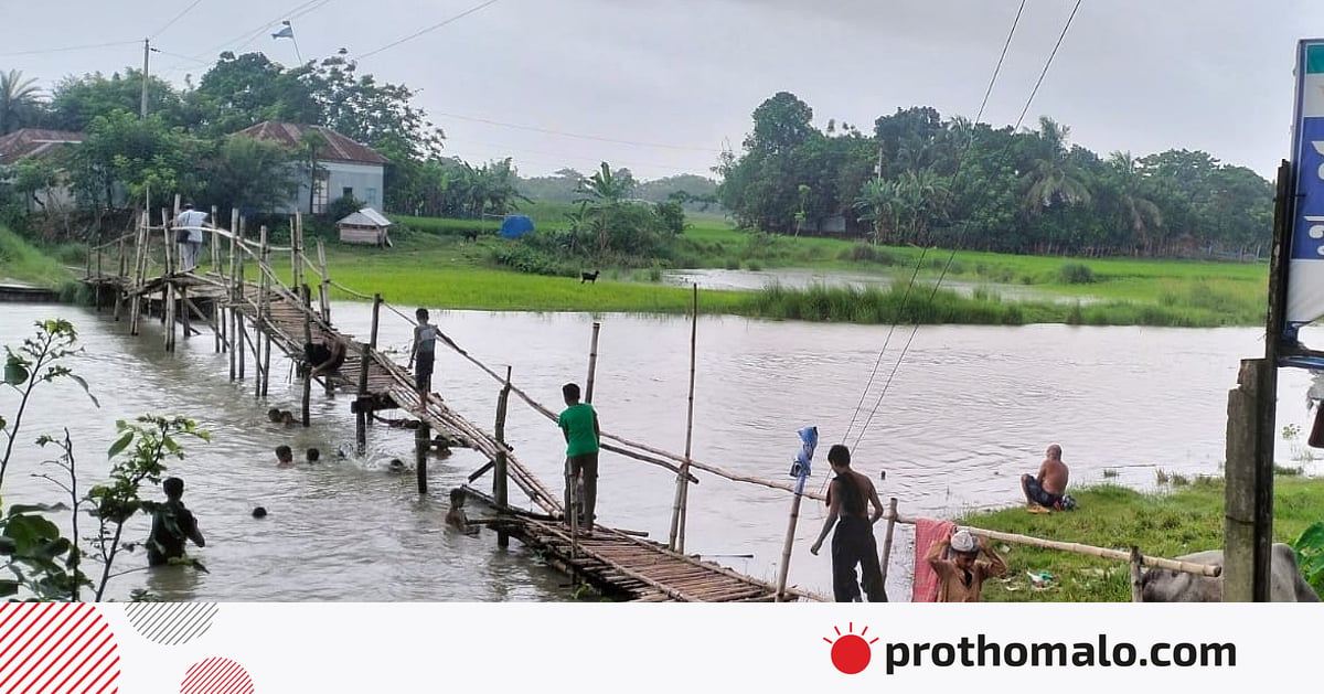 ফরিদপুরে নড়বড়ে সাঁকো দিয়ে ঝুঁকি নিয়ে পারাপার, দুর্ভোগ ফরিদপুরে নড়বড়ে সাঁকো দিয়ে ঝুঁকি নিয়ে পারাপার, দুর্ভোগ