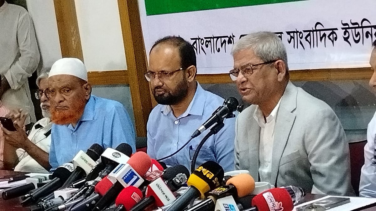 বিরোধী নেতারা হাসিনার ভাষায় কথা বলতে শুরু করেছেন: মির্জা ফখরুল