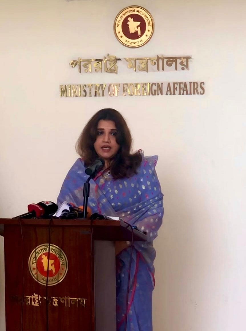 শেখ হাসিনার ভার্চ্যুয়াল অংশগ্রহণ সমর্থন করে কি না, তা ভারতকে স্পষ্ট করতে হবে: পররাষ্ট্র প্রতিমন্ত্রী