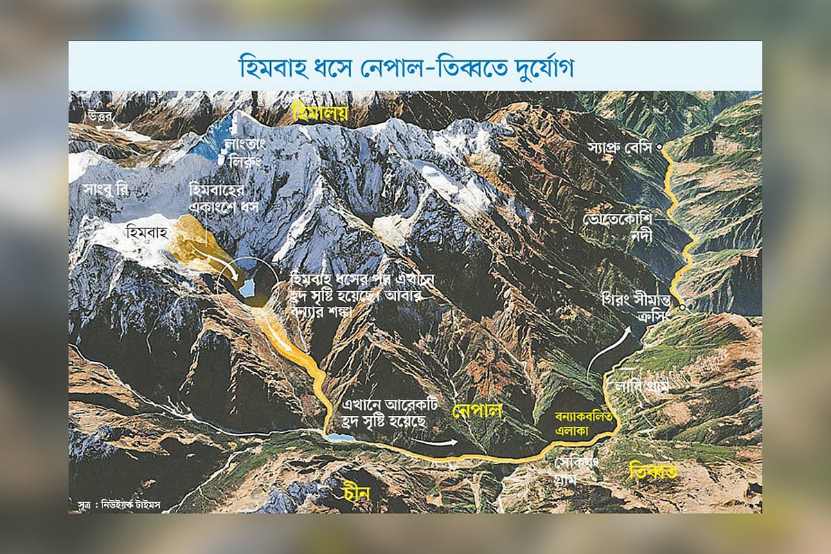 নেপালে আরেকটি আকস্মিক পাহাড়ি ঢলের আশঙ্কা কেন বাড়ছে