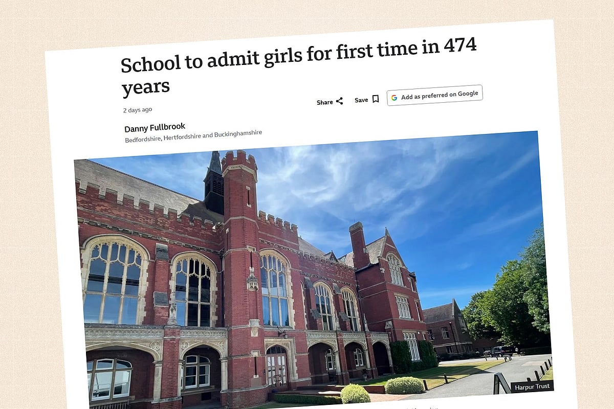 School founded 474 years ago will admit girls for the first time