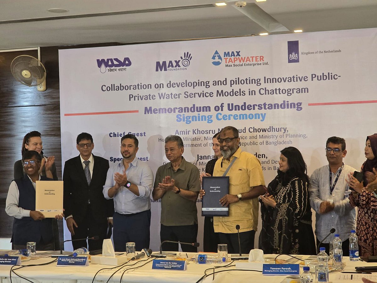 New public-private partnership will bring safe water to two Chattogram wards