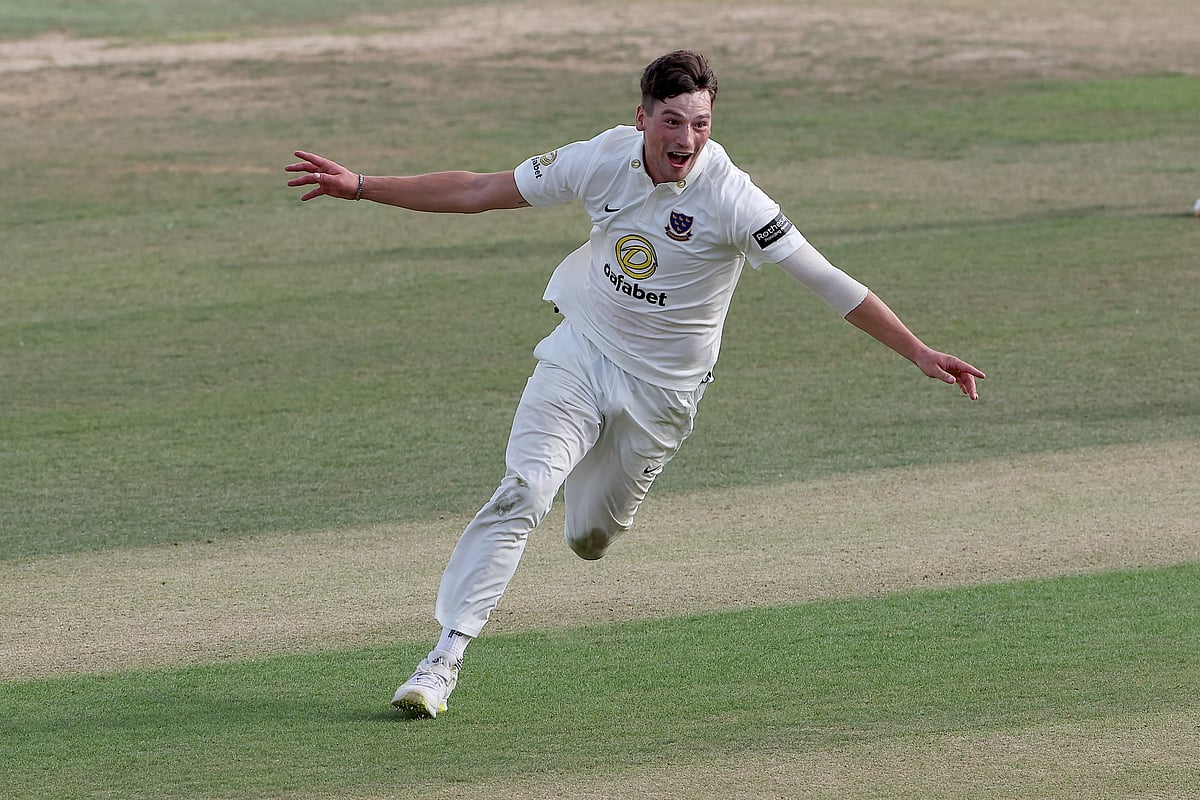 Sussex bowler takes two hat-tricks in eight days and reaches a rare first-class milestone