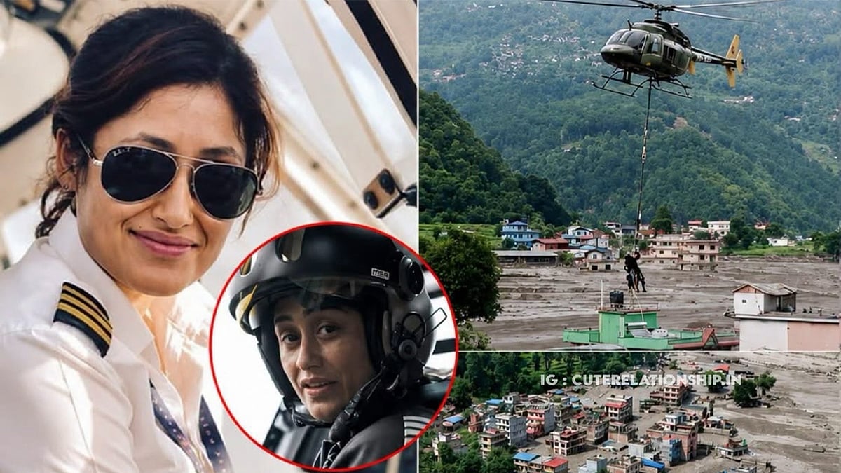 Nepal's first female helicopter captain joins dozens of rescues after deadly landslides