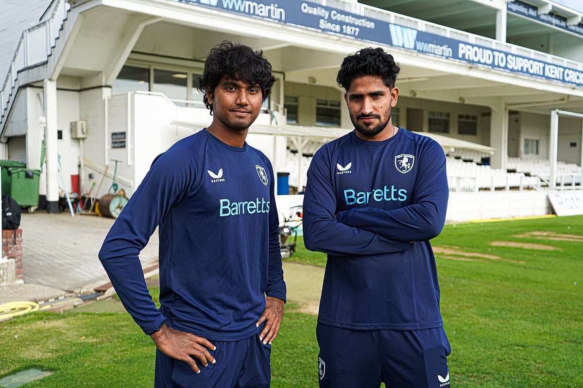 Hasan makes county history for Bangladesh and leads Kent with the ball