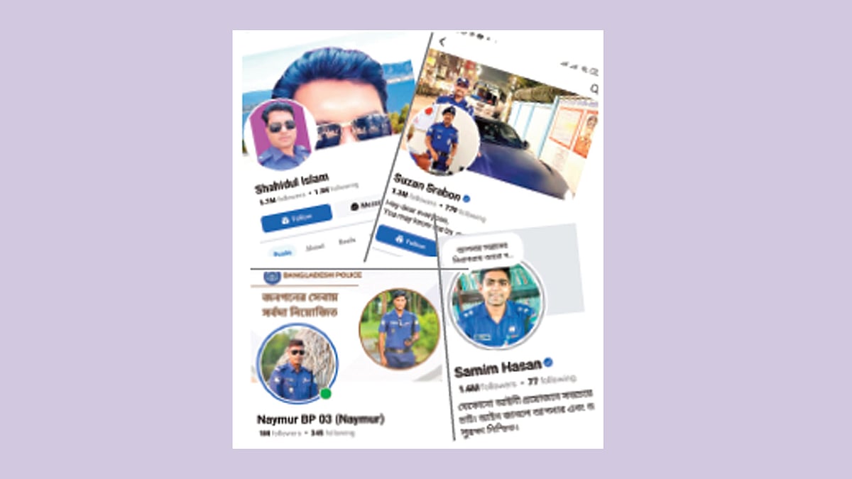হেলমেট পরা, চুরির বর্ণনা, নারীর আইনি সহায়তা নিয়ে কনটেন্ট বানাচ্ছে পুলিশ, নির্দেশিকা মানা হচ্ছে না