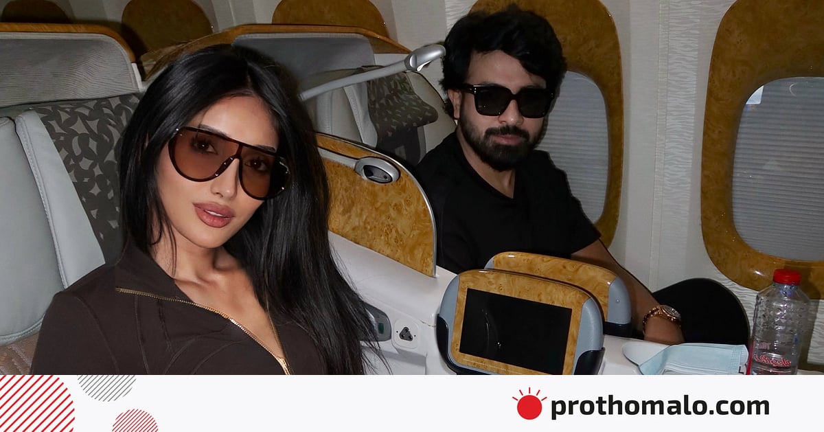 Mithila Bersampingan di Pesawat bersama Shakib, Ke Mana Mereka Pergi?