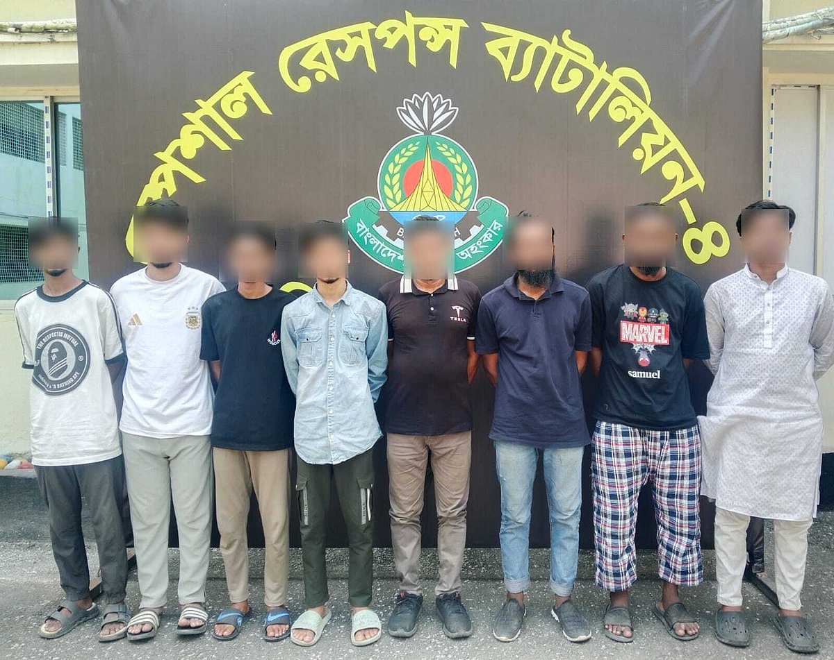 পল্লবী-রূপনগরে আতঙ্ক ছড়ানো মশিউর ও মোক্তার গ্রুপের ৮ সদস্য গ্রেপ্তার
