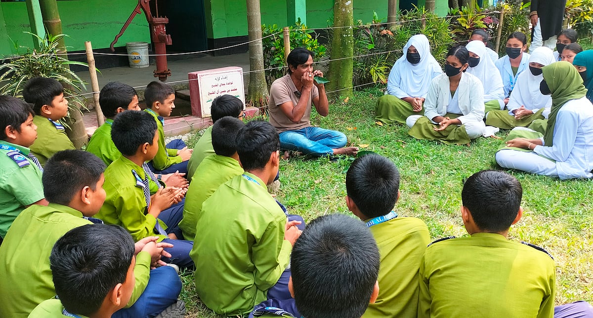 পাতা দিয়ে সুর তোলেন রাব্বানী, কোক স্টুডিও এনে দিয়েছে পরিচিতি