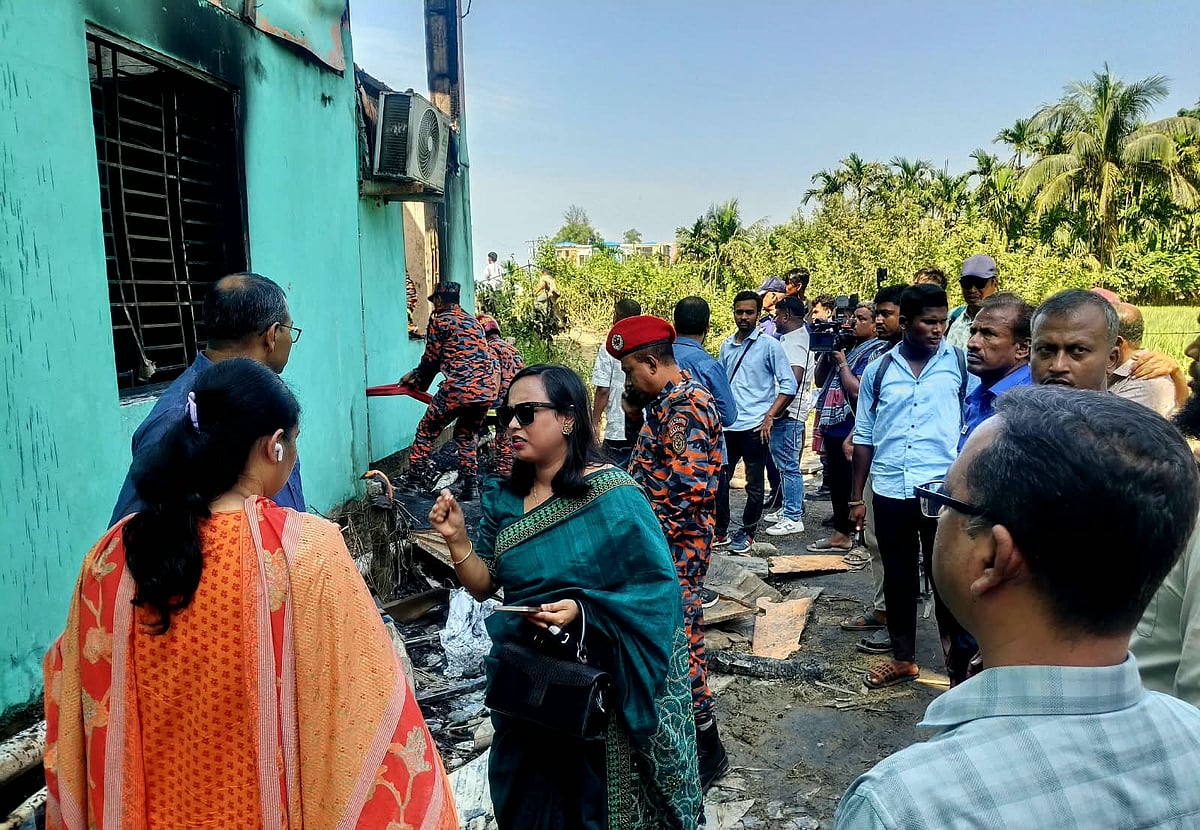 টুপটুপ রিসোর্ট আগুন: তদন্ত দল ঘটনাস্থল পরিদর্শন
