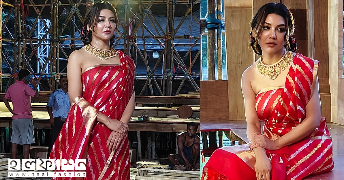 লাল বেনারসিতে ওয়ান-শোল্ডার গ্ল্যামার, জয়া আহসানের স্টাইলেই মুগ্ধ ভক্তরা লাল বেনারসিতে ওয়ান-শোল্ডার গ্ল্যামার, জয়া আহসানের স্টাইলেই মুগ্ধ ভক্তরা