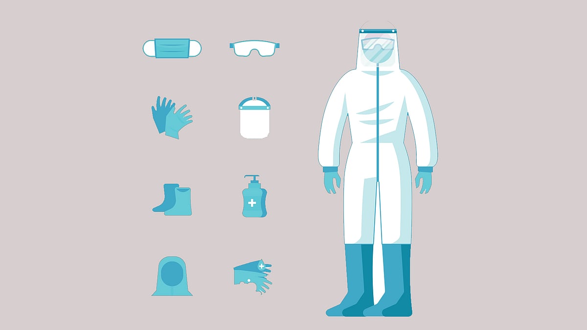 পারসোনাল প্রোটেকটিভ ইকুইপমেন্ট (পিপিই) অনেক ধরনের হতে পারে। তবে এটা নির্ভর করে কী ধরনের কাজে তা ব্যবহার করা হচ্ছে, তার ওপর