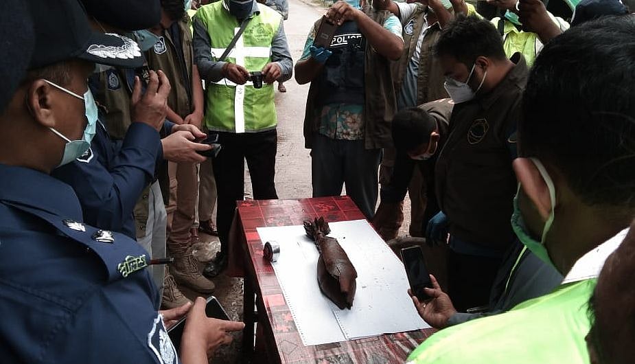নেত্রকোনার দুর্গাপুরে ভাঙারি দোকানে বিস্ফোরিত বস্তুটি মর্টার শেল ছিল।
