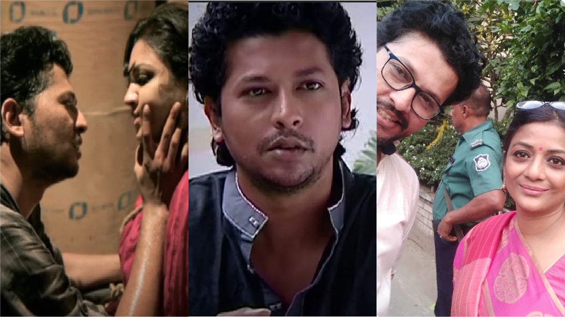 সহশিল্পীদের সঙ্গে অভিনেতা শাহরিয়ার শুভ