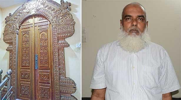 আবদুল মালেক ও তাঁর বাসার বাহারি দরজা