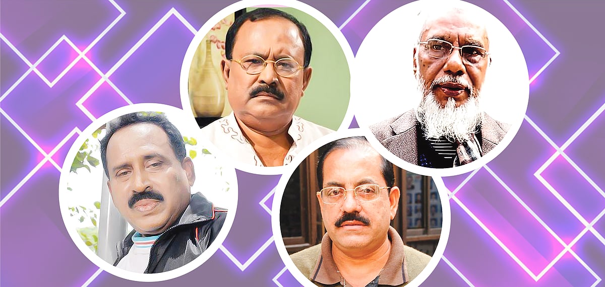 কাজী হায়াৎ, আবুল খায়ের বুলবুল, শাহ আলম কিরণ, সোহানুর রহমান। ছবি : কোলাজ