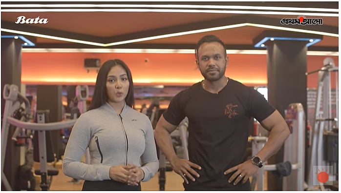 ফিটনেস ট্রেইনার রুসলান ও সামিনা