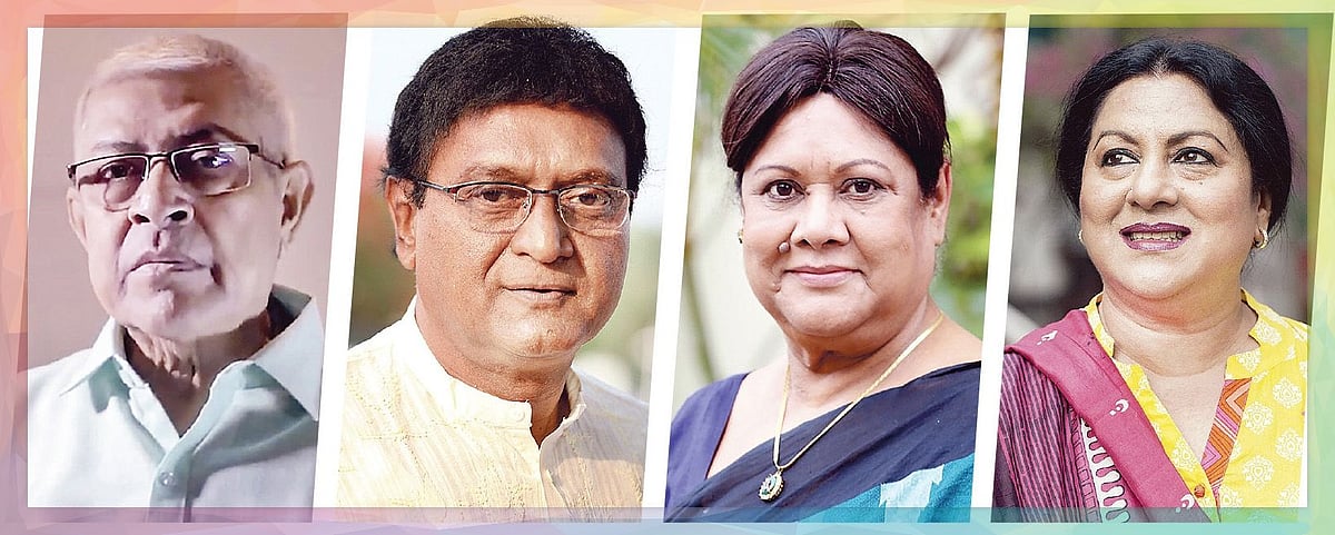 সৈয়দ সালাহউদ্দীন জাকী, রাইসুল ইসলাম আসাদ, সুজাতা ও পাপিয়া সারোয়ার