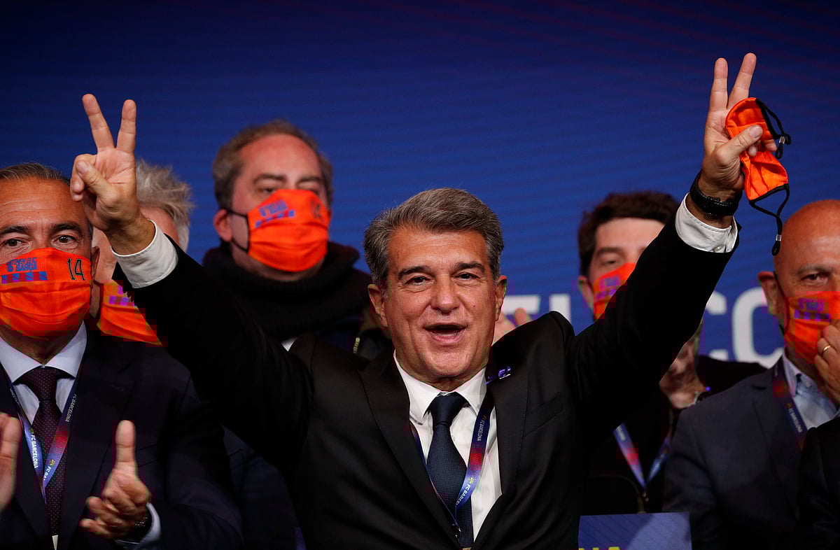 বার্সার নতুন সভাপতি হোয়ান লাপোর্তাকে বিশ্বাস করেন রিয়াল সভাপতি।