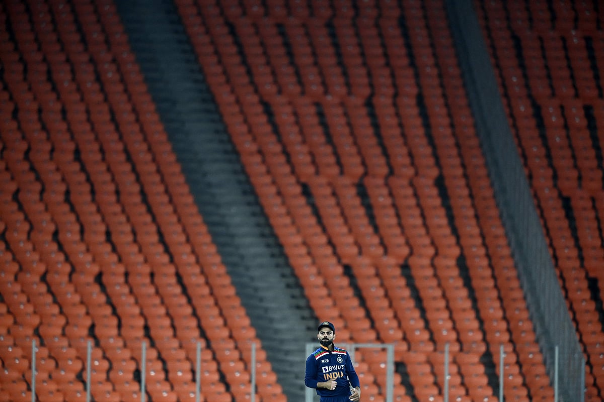 নরেন্দ্র মোদী স্টেডিয়ামে তৃতীয় টি–টোয়েন্টিতে করোনার জন্য দর্শক ঢুকতে দেওয়া হয়নি